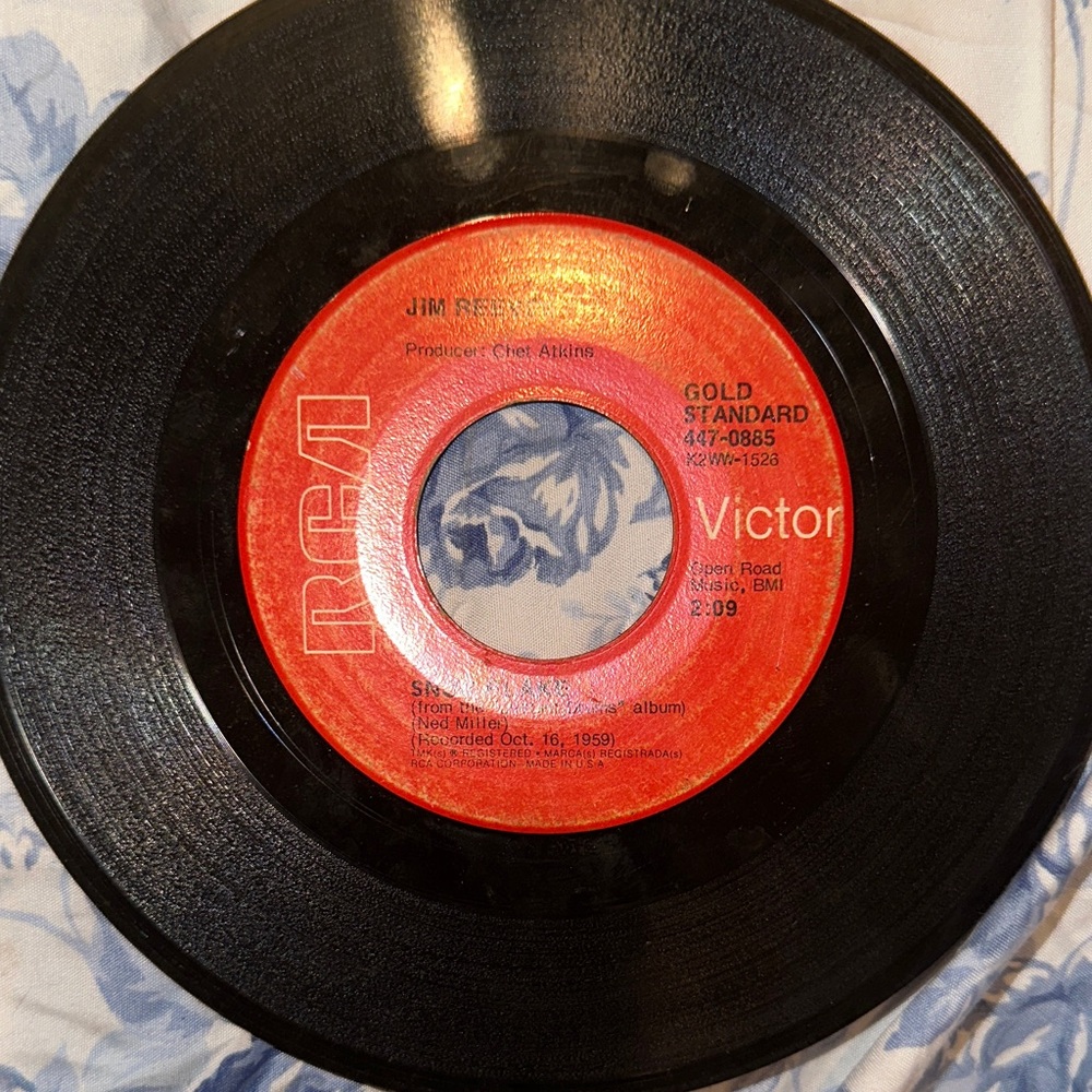 RCA Victor Vinyl Record with Red Label